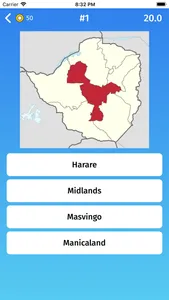 Zimbabwe: Provinces Quiz Game screenshot 2