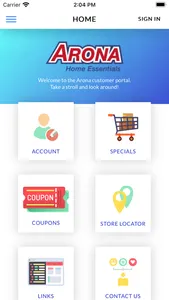 Arona Home Essentials Portal screenshot 0