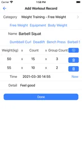 Workout Assistant - Simple screenshot 2