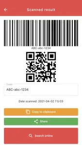 QR Barcode Scanner Pro screenshot 1