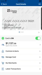 CB24 Credit Card App screenshot 2