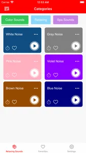 Relaxing Sounds Calming App screenshot 1