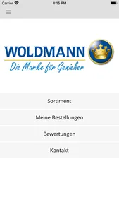 Woldmann BestellApp screenshot 1