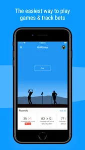 GolfSnap: Track Bets & Scores screenshot 0