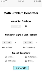 Math Generator screenshot 0