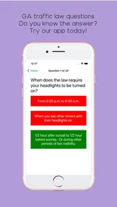 Georgia DDS DMV Test Prep screenshot 1