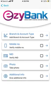 EZYBANK screenshot 1