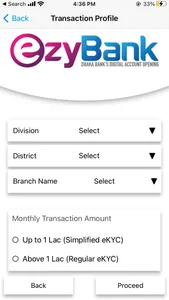 EZYBANK screenshot 2