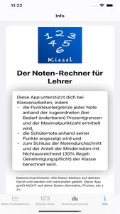 Schulnoten-Rechner für Lehrer screenshot 0