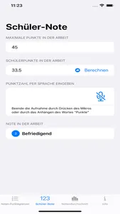 Schulnoten-Rechner für Lehrer screenshot 5