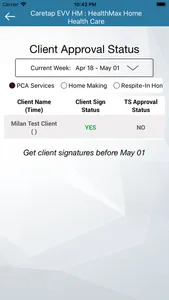 Caretap EVV HM screenshot 1