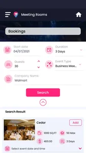 greatEvent-Booking Simplified screenshot 5