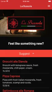 La Bussola Restaurant screenshot 1