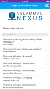 Velammal Nexus LMS screenshot 0