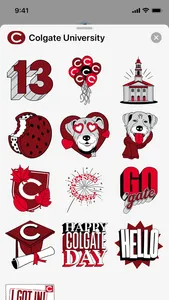 Colgate University Stickers screenshot 1