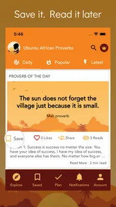 Ubuntu African Proverbs screenshot 0