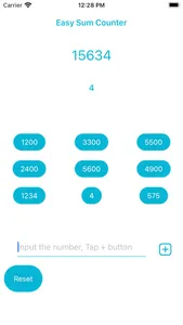 EasySumCounter screenshot 2