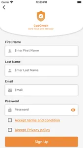CopCheckApp screenshot 2