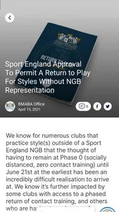 MyBMABA Clubs App screenshot 1