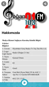 Doğan 21 FM screenshot 8