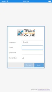 Trackanything online manager screenshot 1