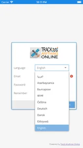 Trackanything online manager screenshot 2