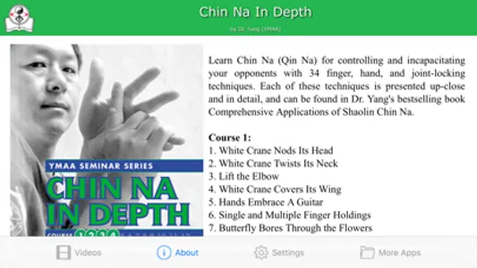 Chin Na In Depth screenshot 1