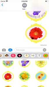 flowers for you stickers! screenshot 3