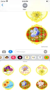 flowers for you stickers! screenshot 4