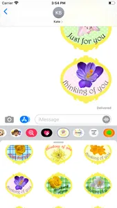 flowers for you stickers! screenshot 5