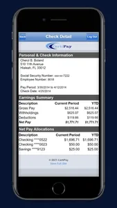 MyCertiPay screenshot 1