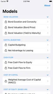 Finance Spreadsheet Models screenshot 2