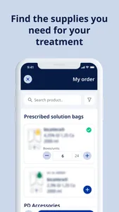 Fresenius MyOrders screenshot 1