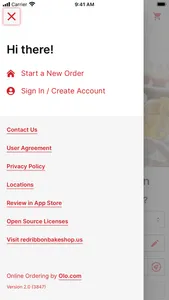 Red Ribbon Ordering screenshot 1