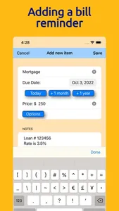 Bill & Task Manager screenshot 3