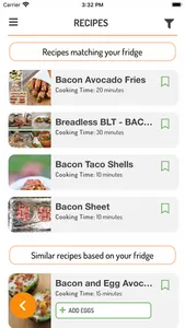 MyFridgeFood screenshot 1