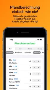 Flaschengeld easy screenshot 2