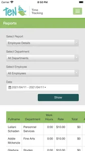 TEN Time Tracker screenshot 5