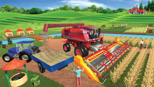 Modern Tractor Farming Game screenshot 3