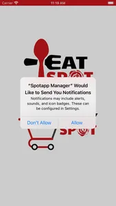 Spot Manager app screenshot 1