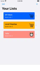 Your Lists screenshot 0