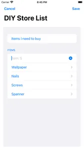 Your Lists screenshot 2