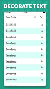 Deco Fonts - Font Art keyboard screenshot 4