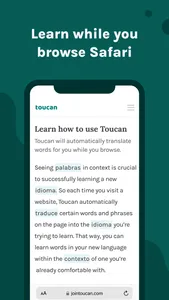 Toucan - Language Learning screenshot 1