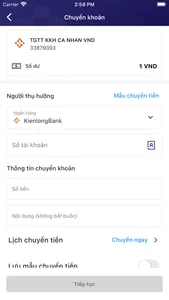 KienlongBank Plus screenshot 2