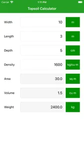 Topsoil Calculator Pro screenshot 0