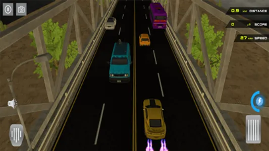 Highway Car Racing 3D Game screenshot 1