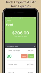 Budget App. screenshot 2