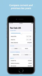 Tax Calc UK 2021 screenshot 0