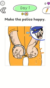 Draw Happy Police: Trivia Game screenshot 1